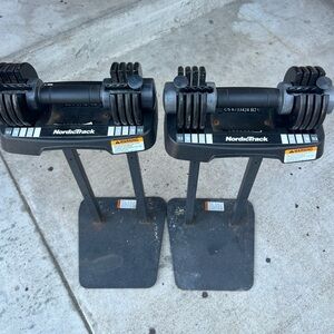 NordicTrack Adjustable Dumbbells - Black